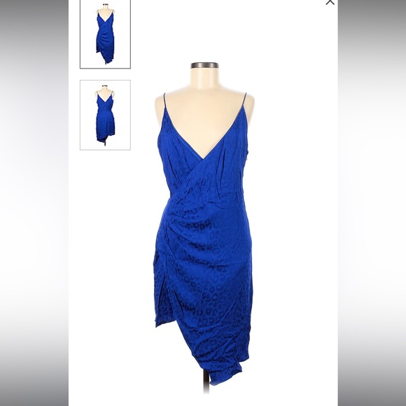Cushnie for Target Blue Wrap Dress - Picture 2 of 5